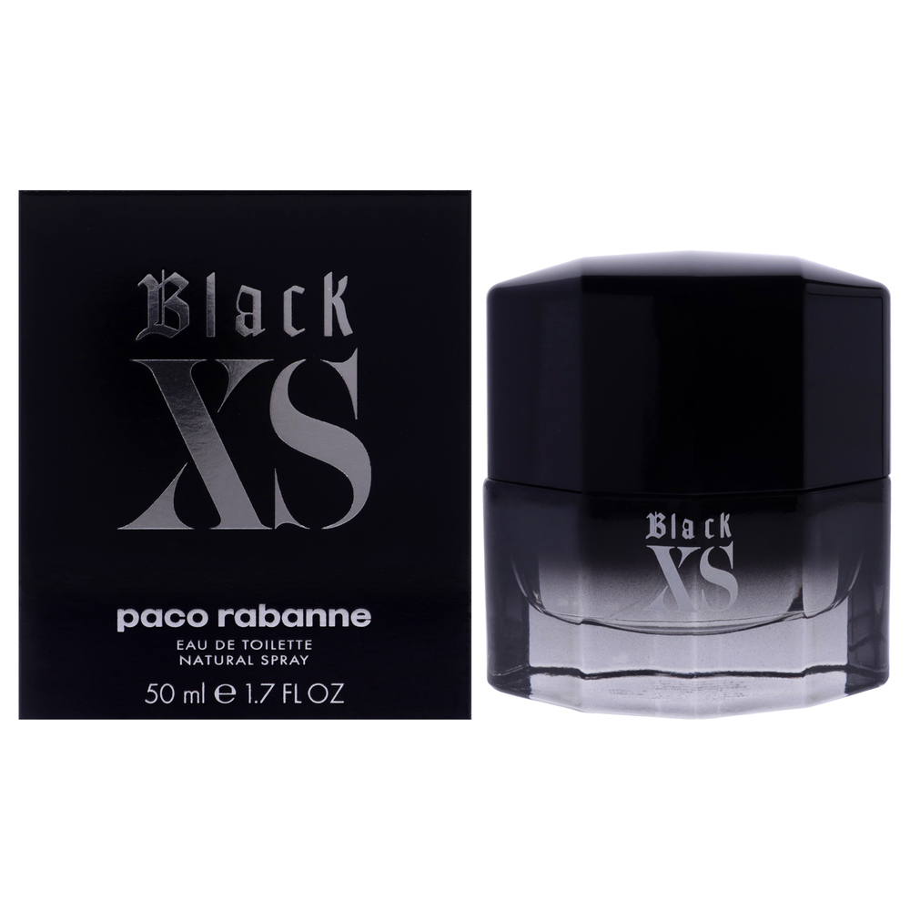 Black XS by Paco Rabanne for Men - 1.7 oz EDT Spray